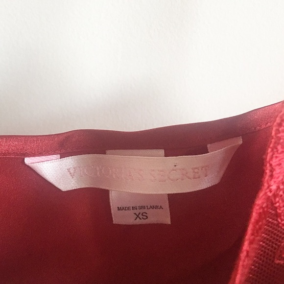 SOLD Victoria’s Secret Red Slip Dress - Picture 3 of 3